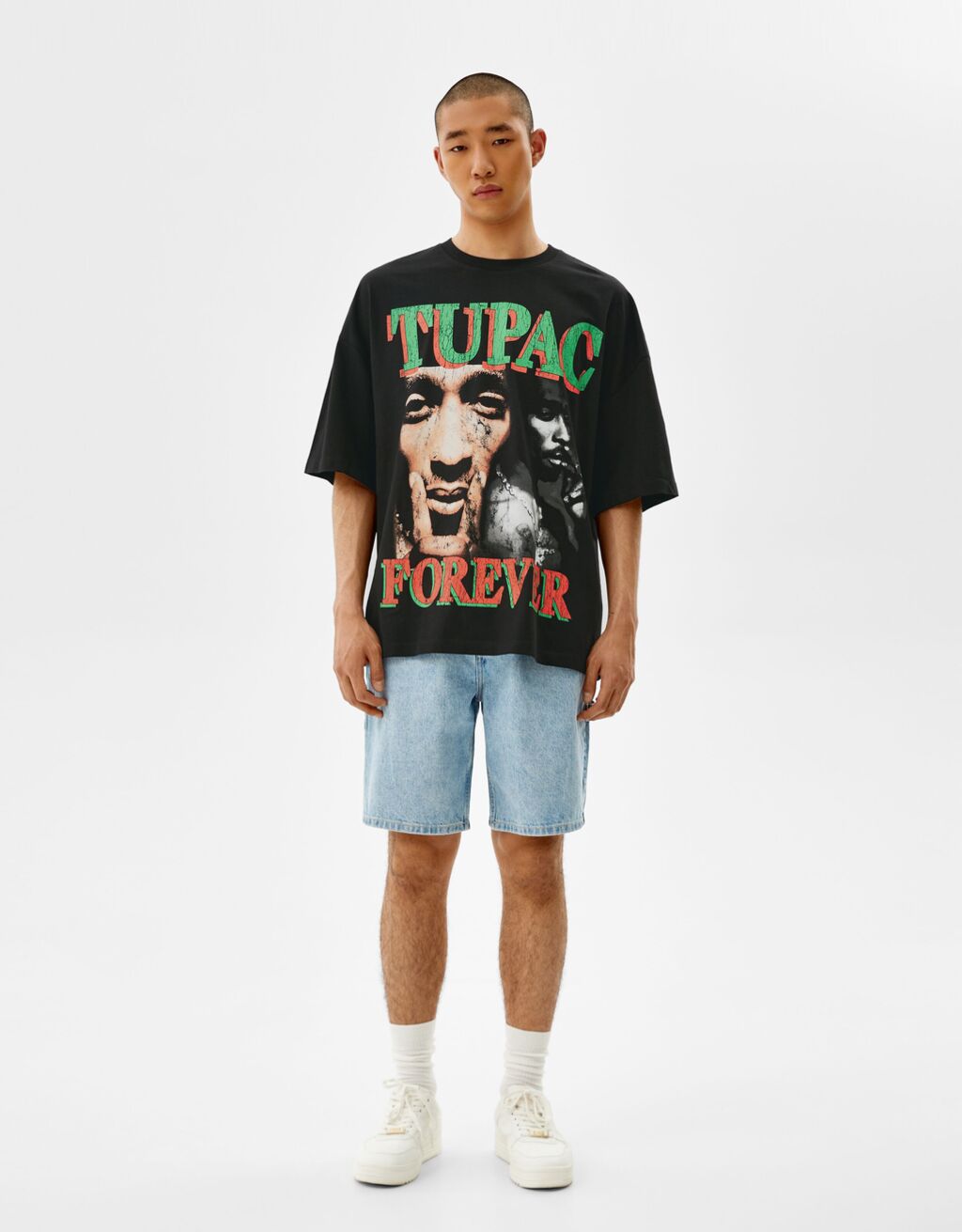 Extra loose short sleeve Tupac T-shirt 