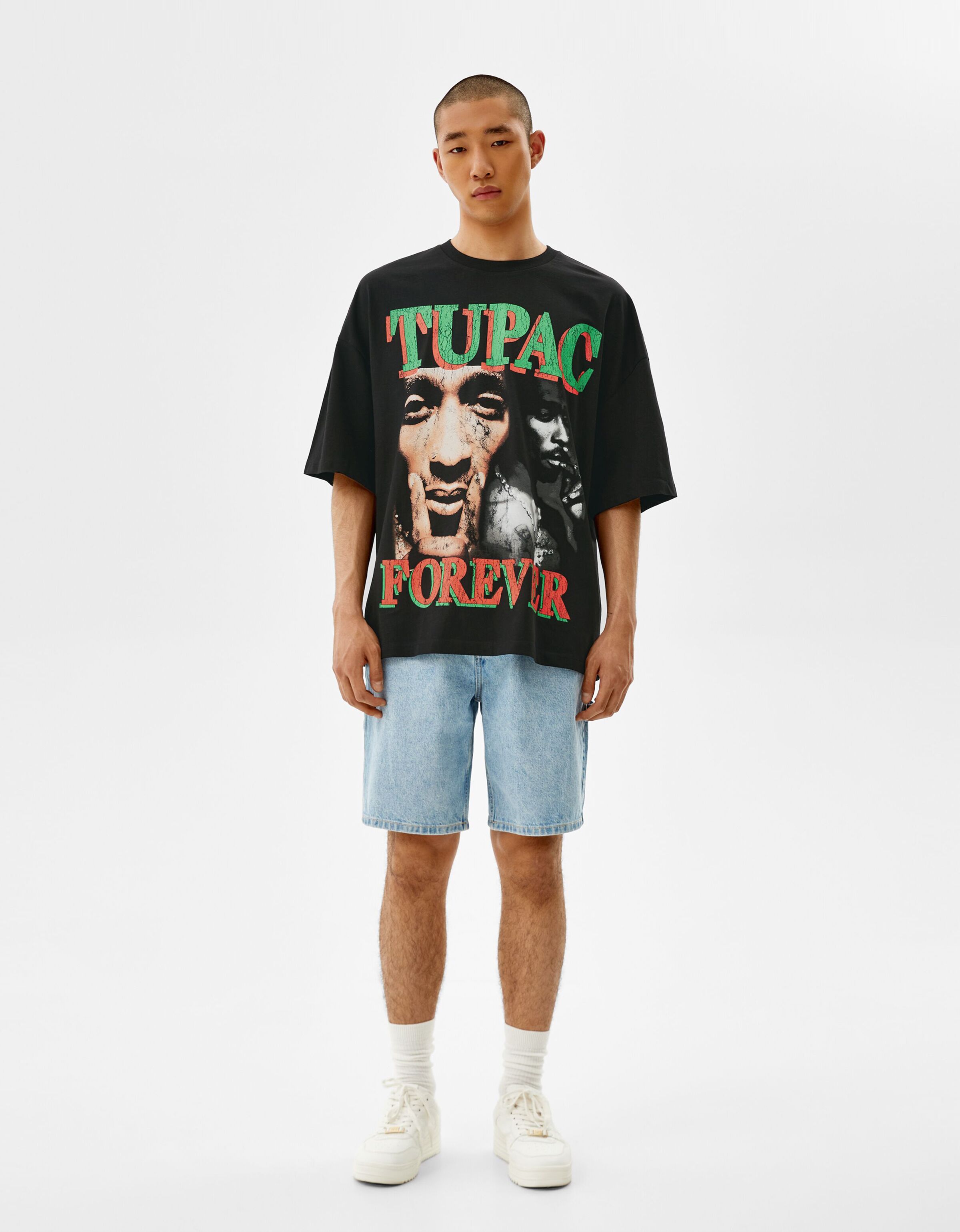 biggie t shirt bershka
