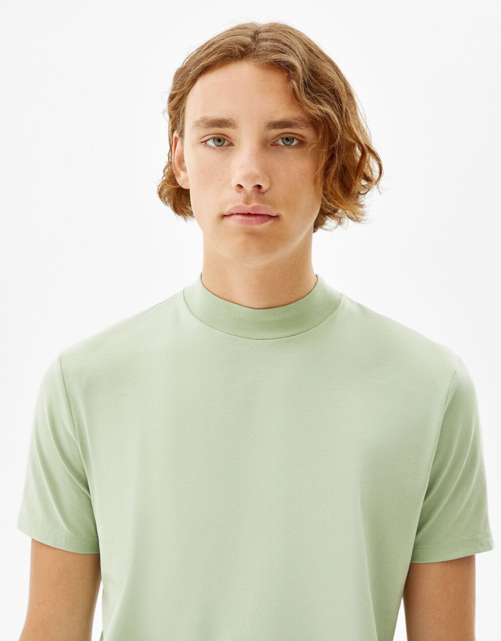 short sleeve mock t shirt