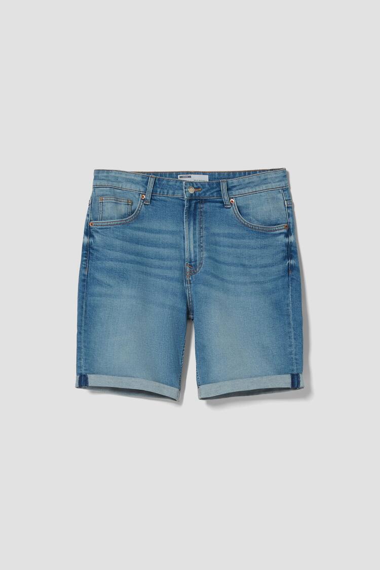 Denim Bermuda shorts