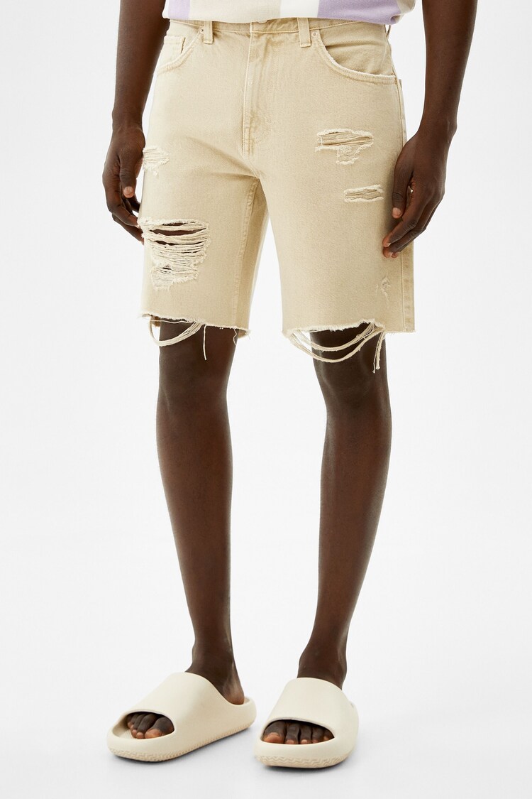 Slim fit Bermuda shorts
