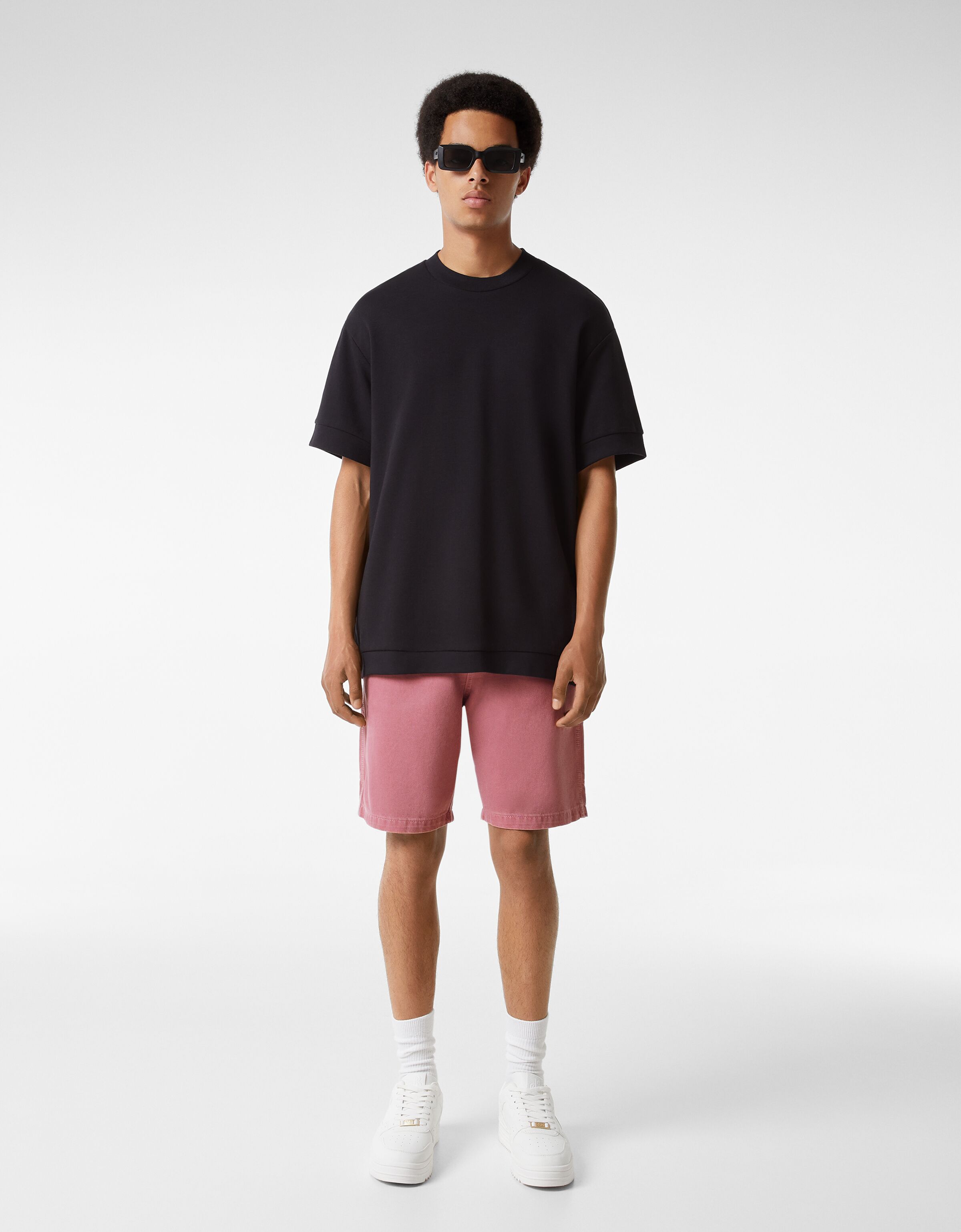 bershka sweat shorts