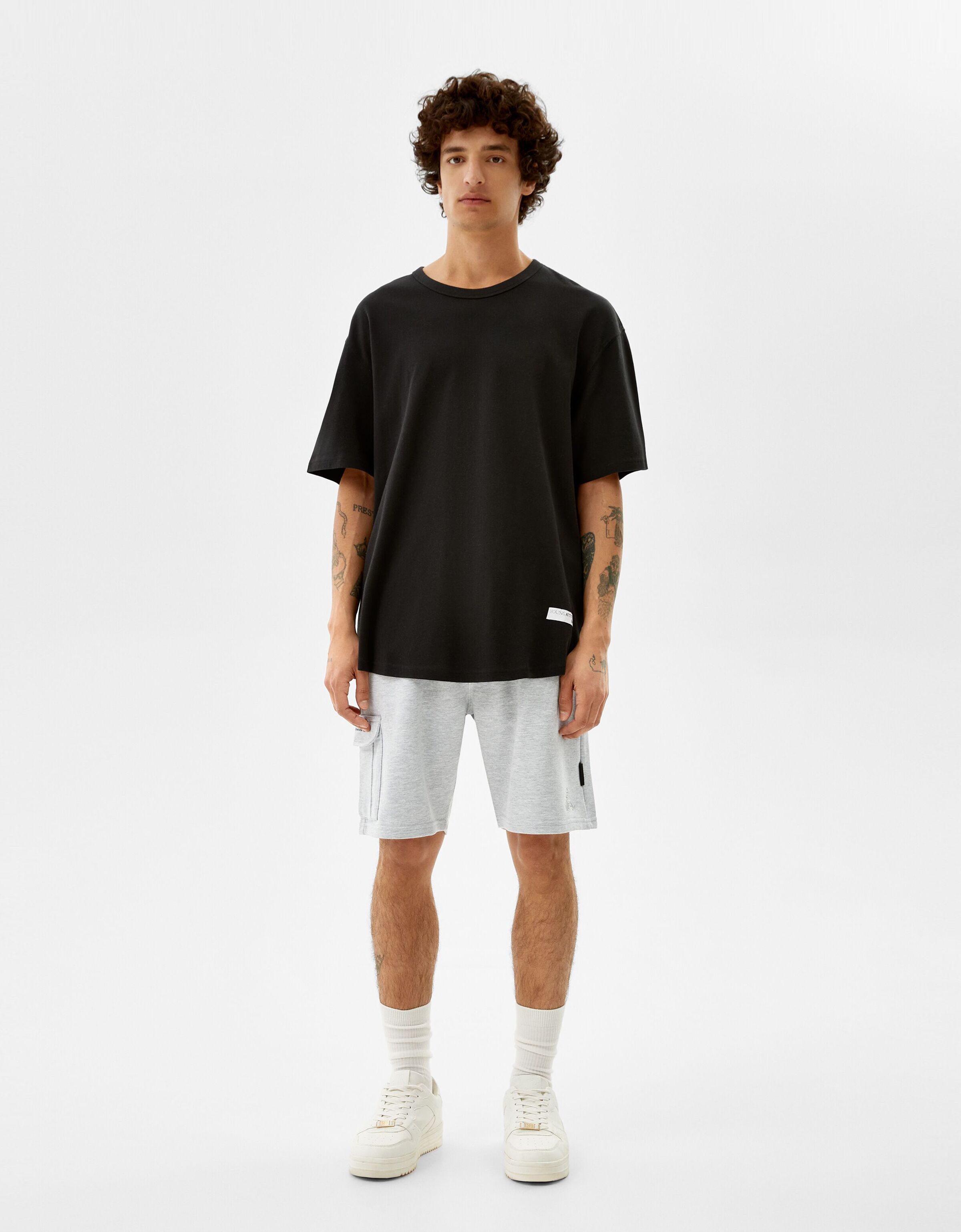 bershka sweat shorts