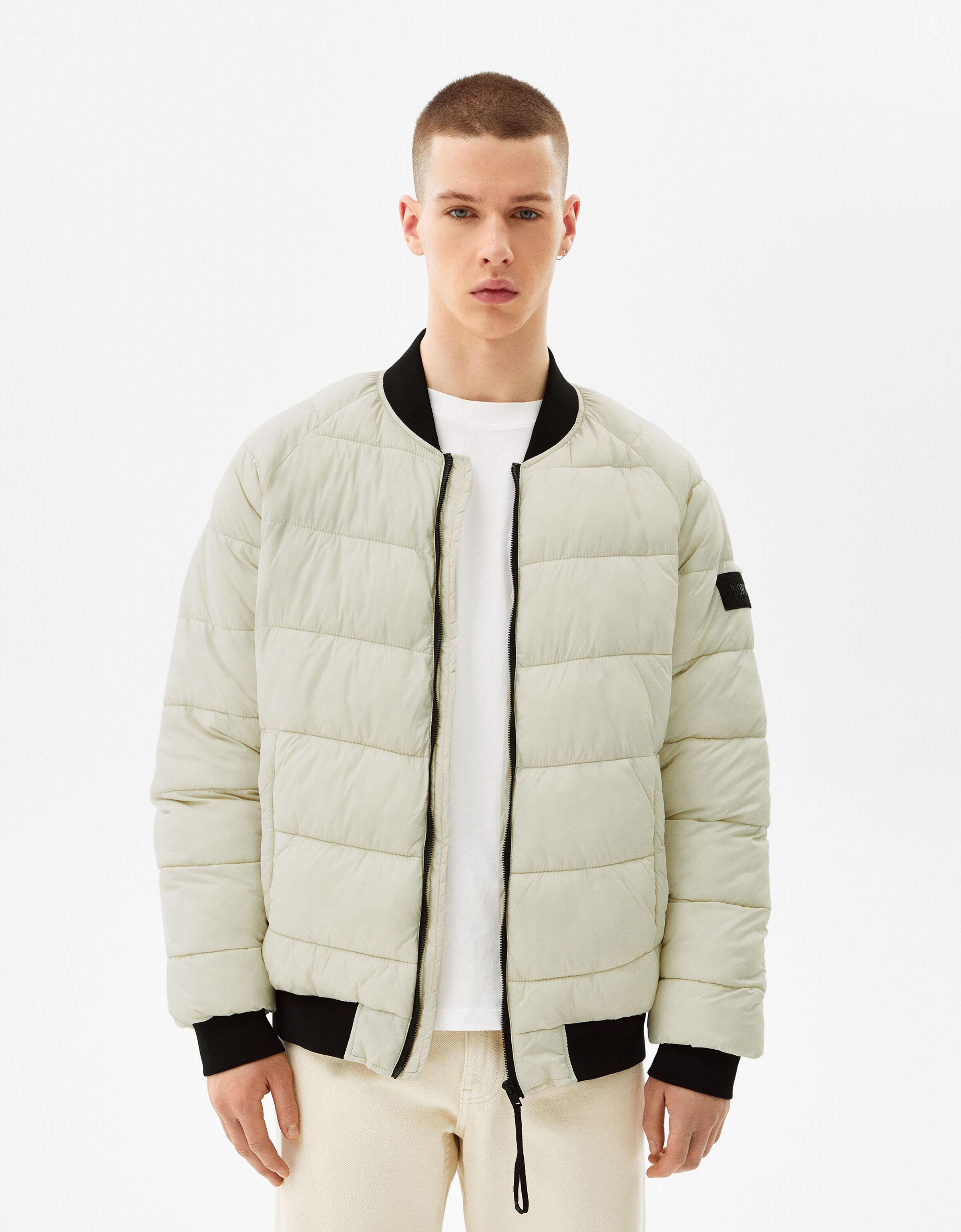 bomber jacket puffer