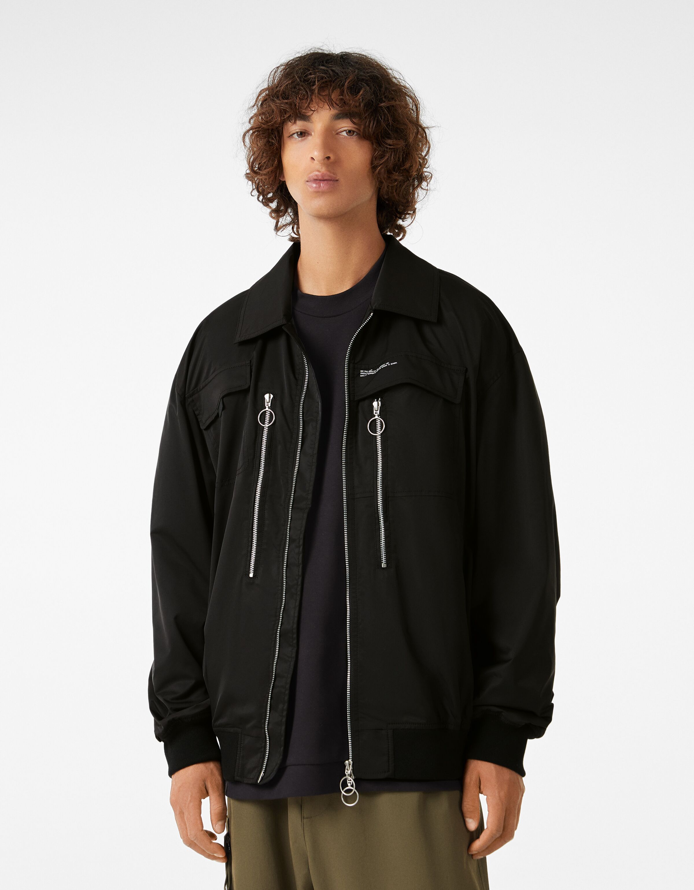 bershka bomber jacket mens