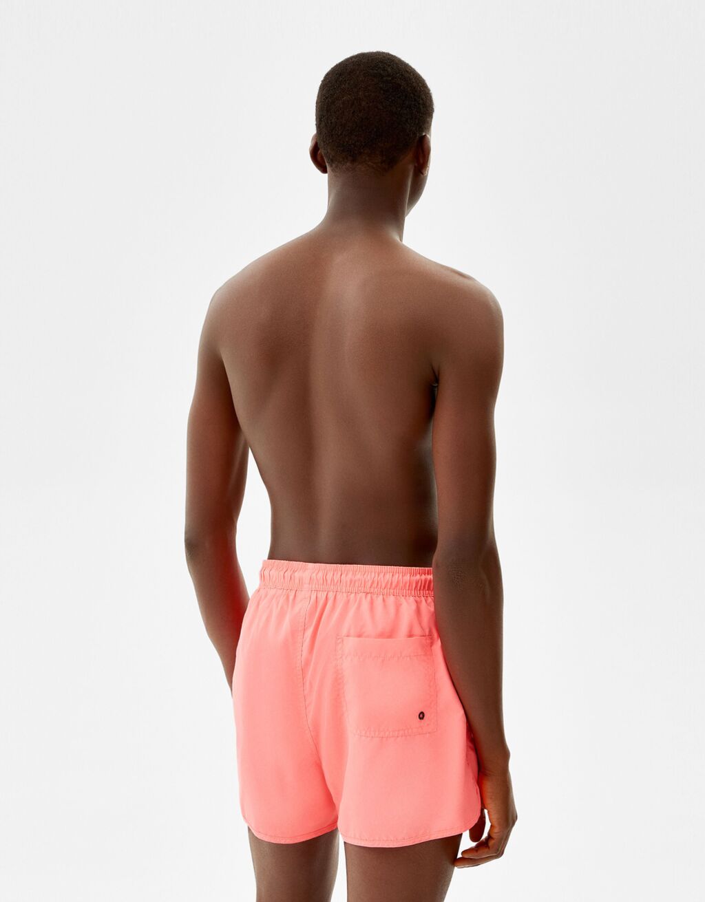 Basic plain swimming trunks Man Bershka