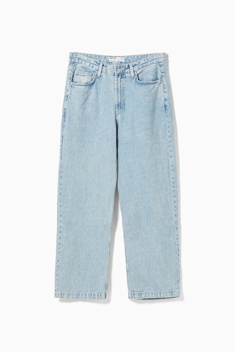 Baggy-Jeans mit Vintage-Waschung