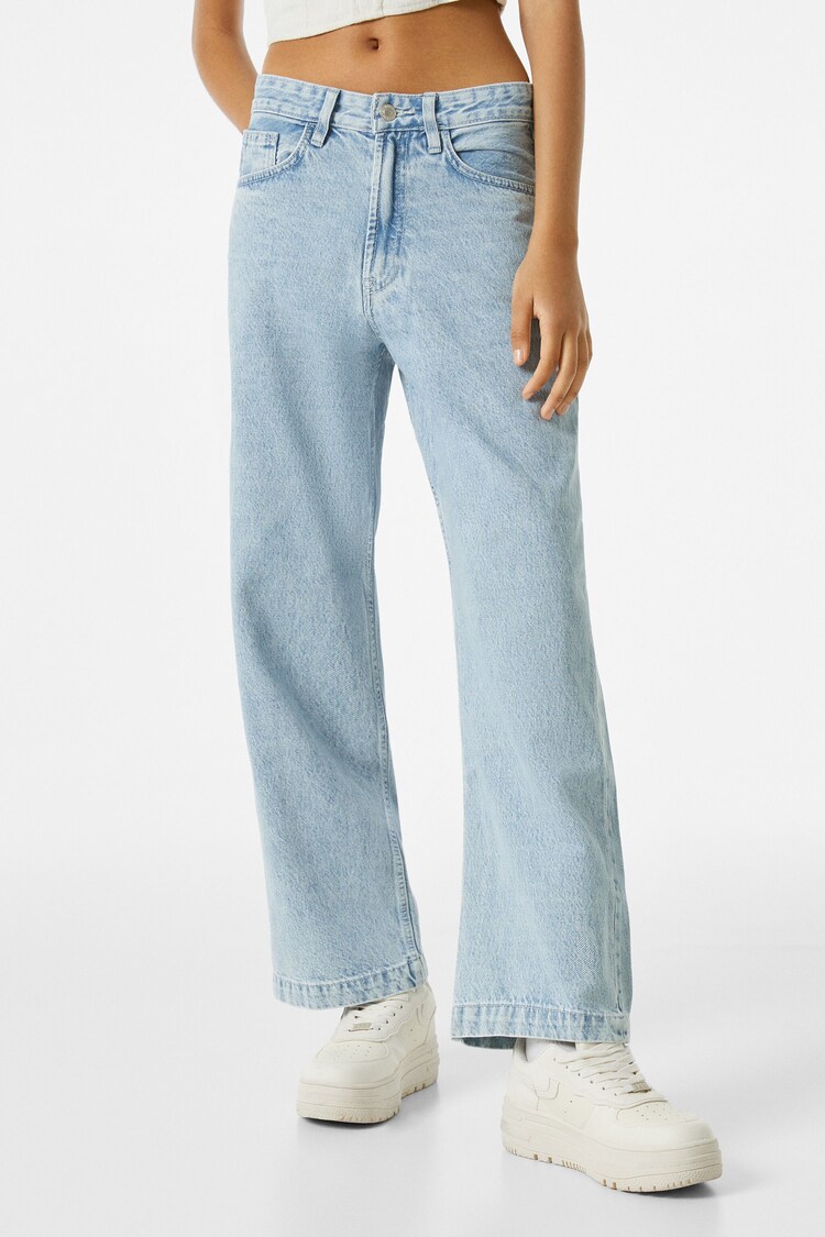 Vintage ohlapne hlače iz džinsa