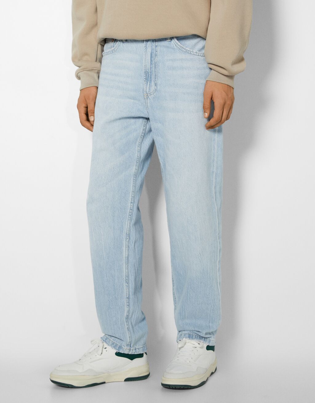 90's jeans met wijde pijpen