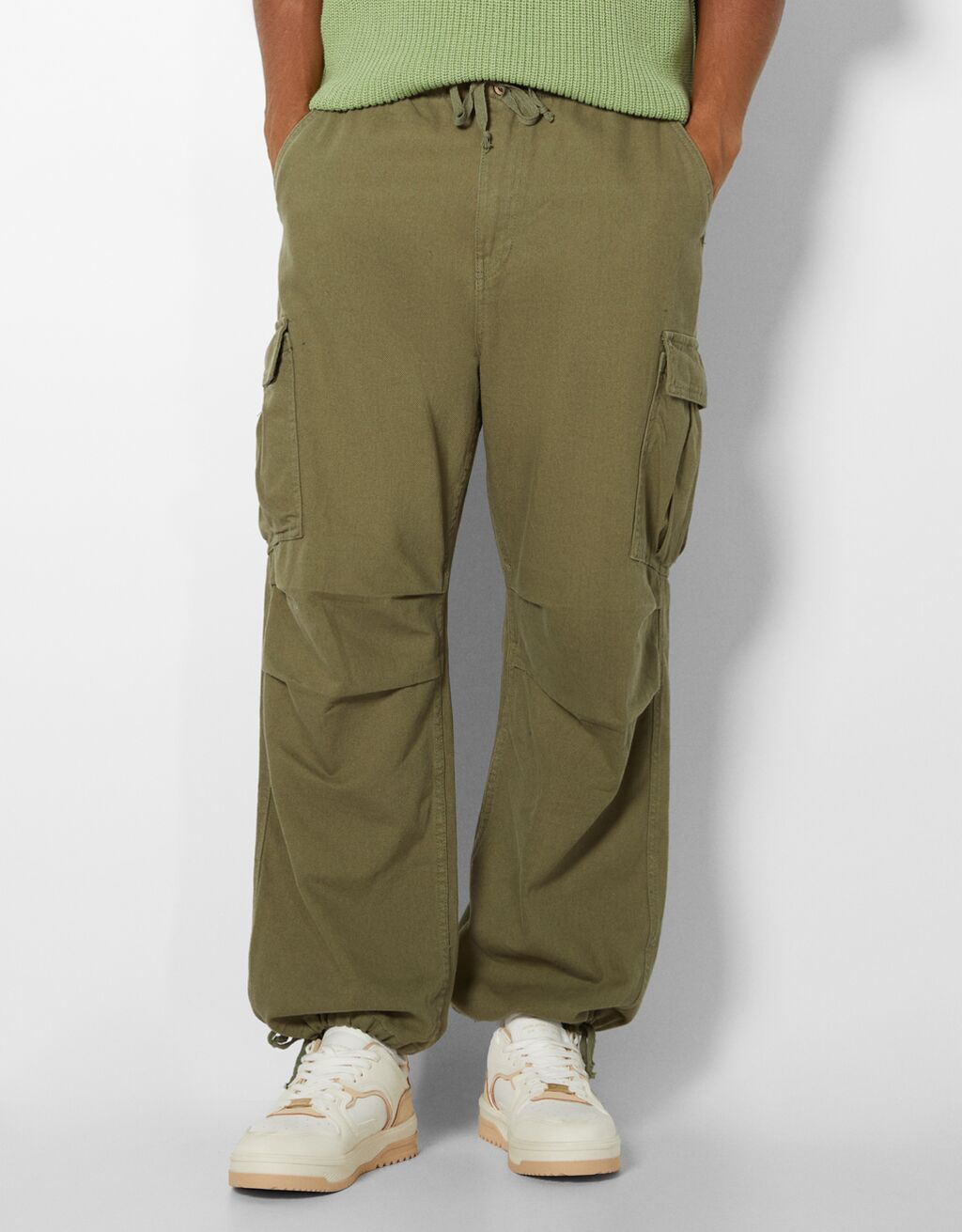 Vojenské padákové džínsy