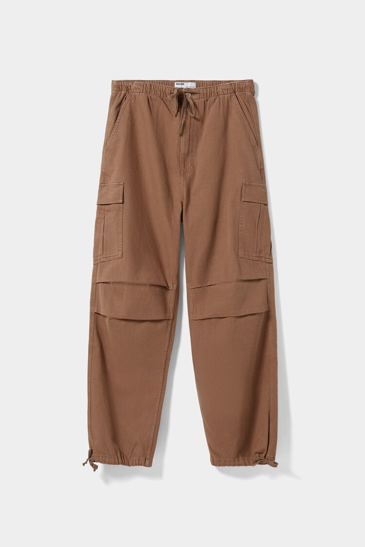 Široke džins hlače z žepi