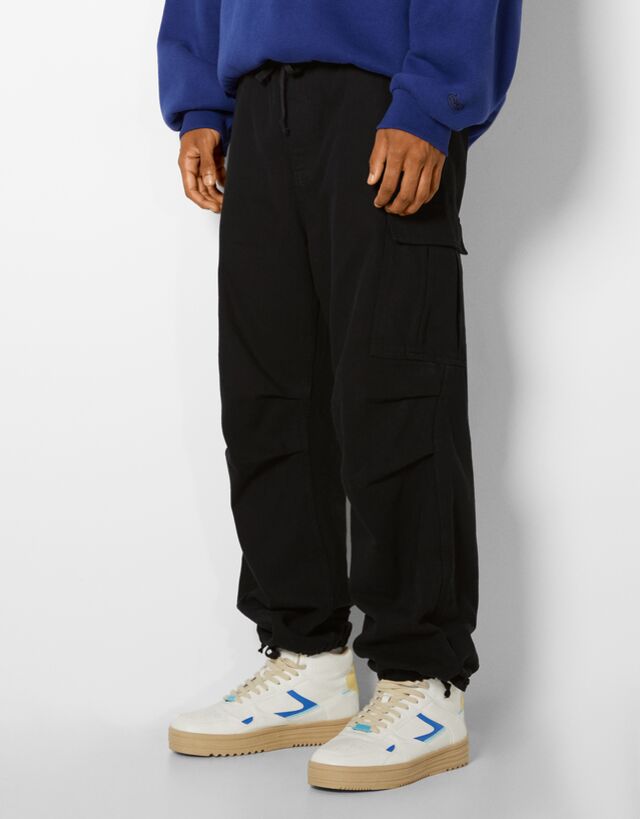 Cargo parachute jeans - Man | Bershka