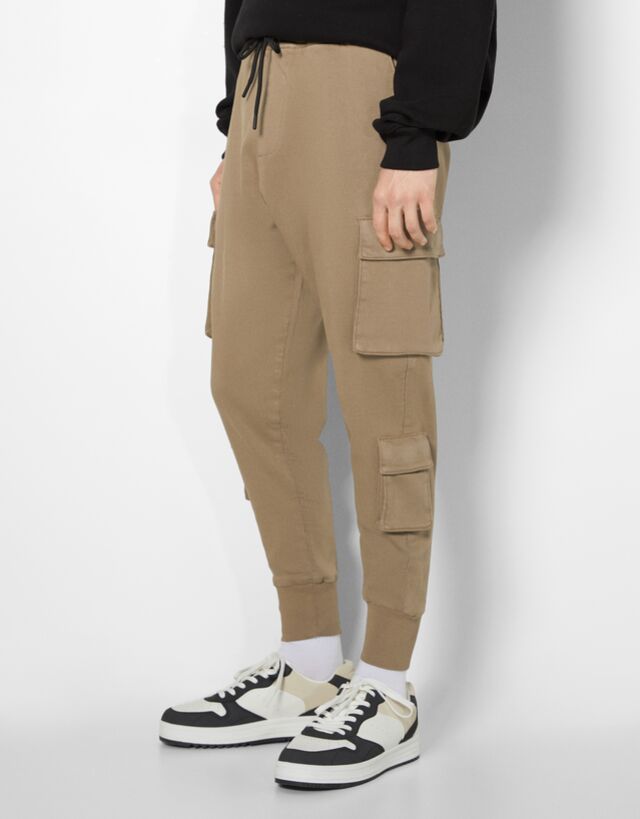 bershka cargo joggers