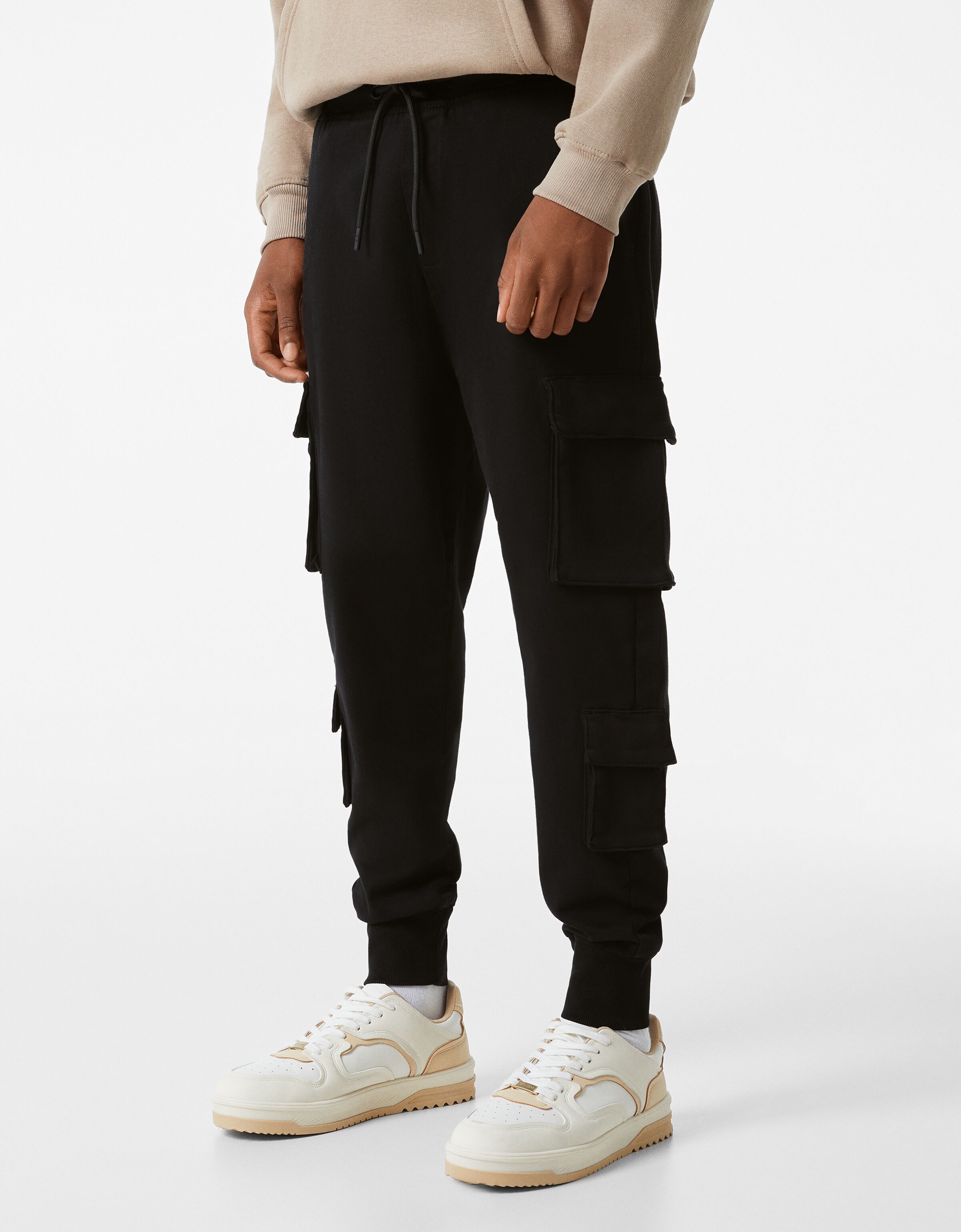 bershka velour jogger