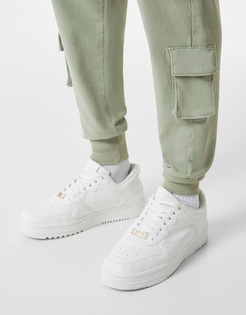 cargo joggers green
