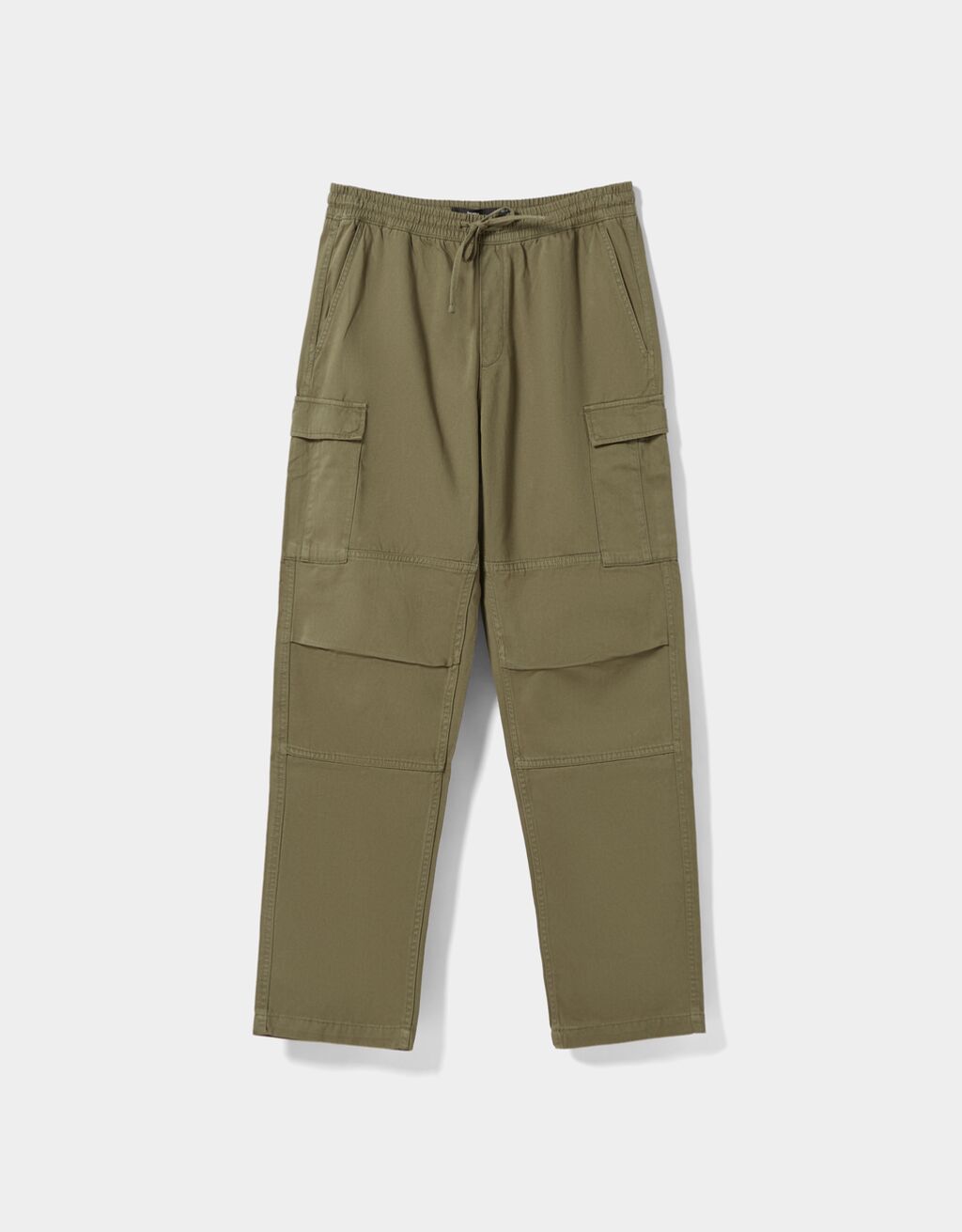 Regular-fit sweatpants-style cargo pants
