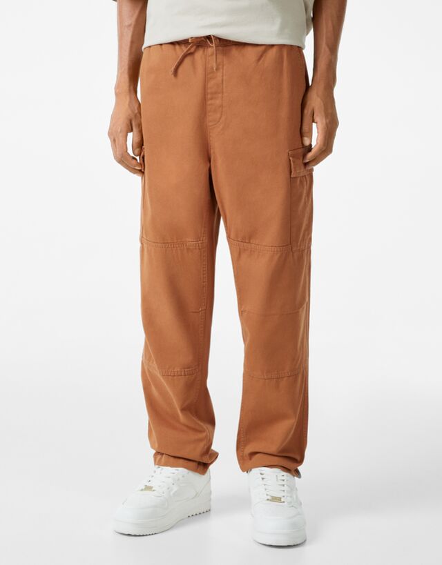 bershka cargo joggers