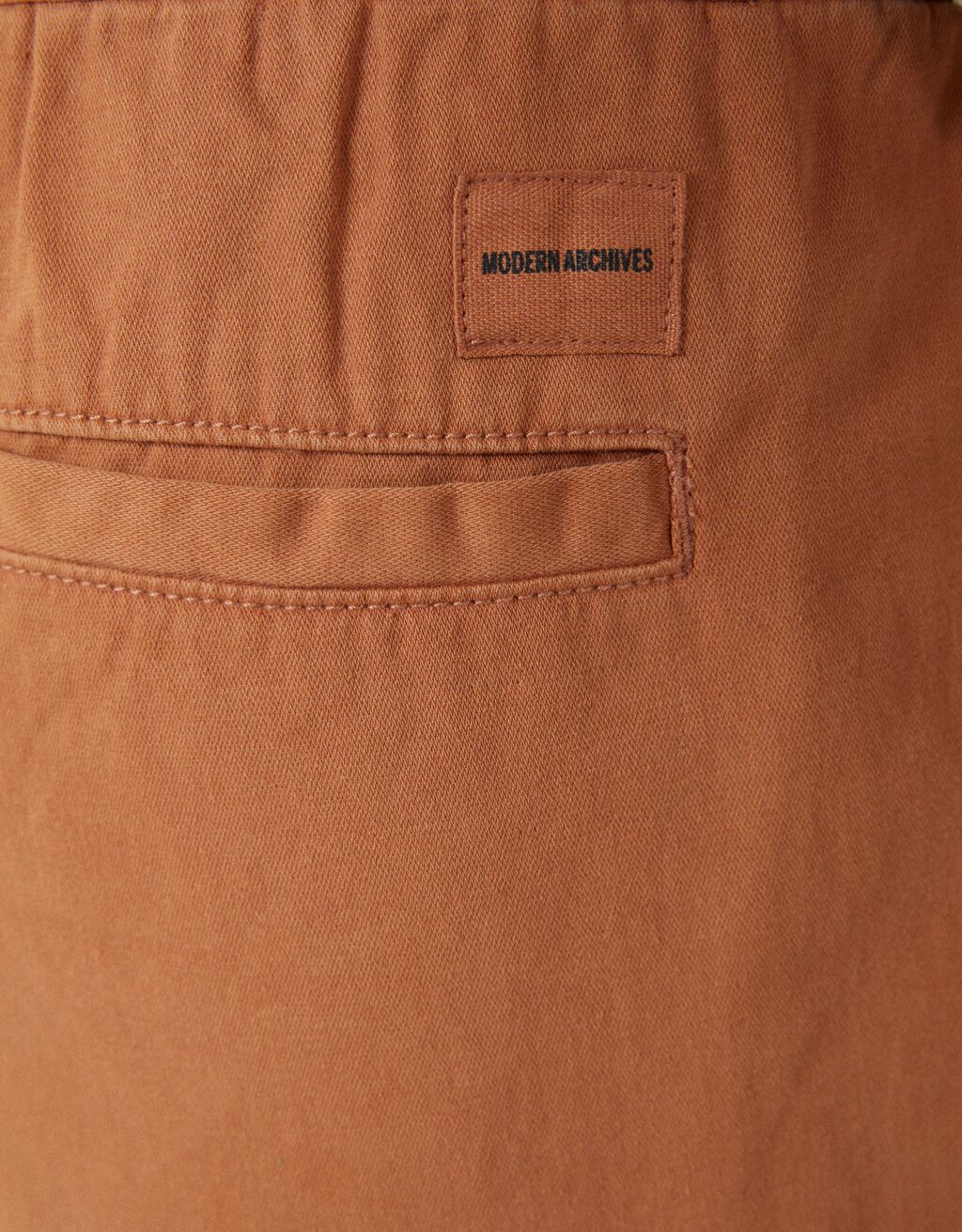 orange cargo sweatpants