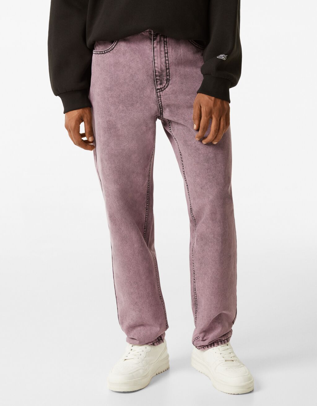 Faded canvas pants