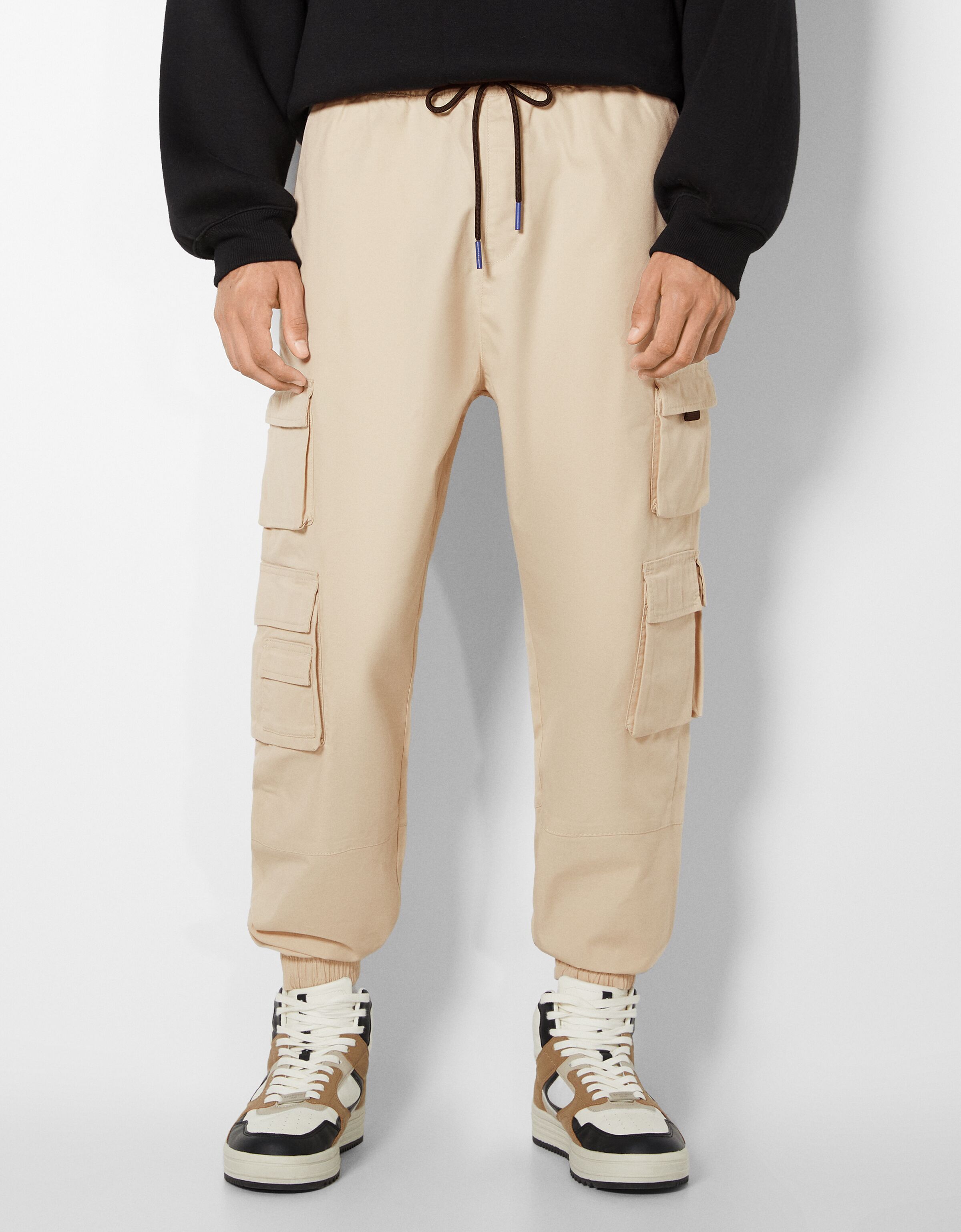 bershka cargo joggers