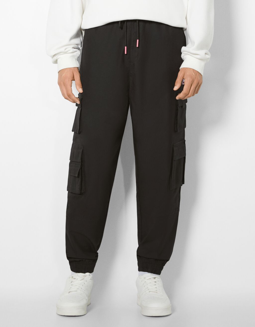 bershka cargo joggers