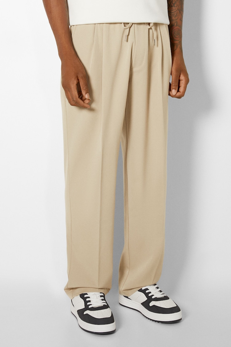 Tailored double dart trousers