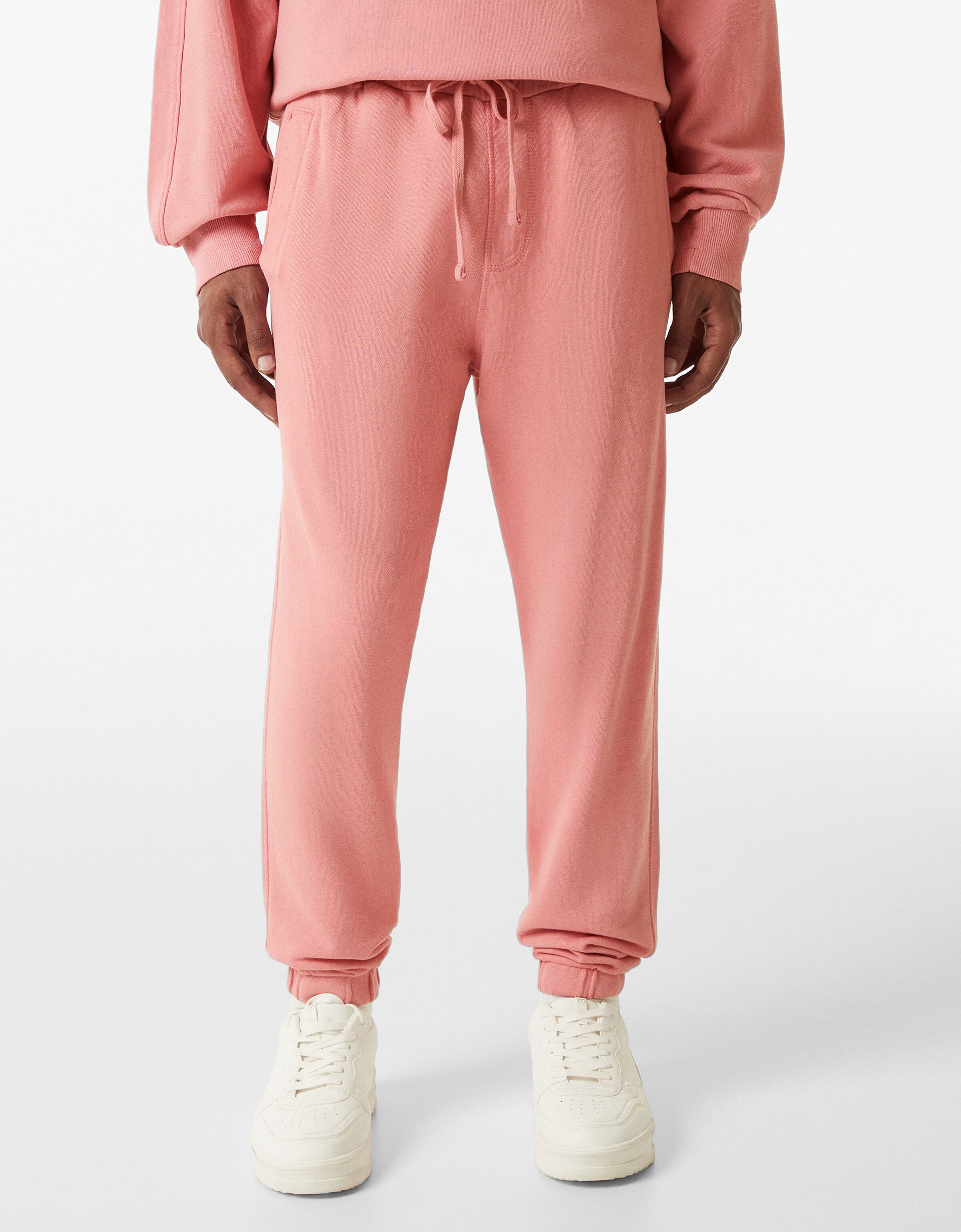 bershka velour jogger