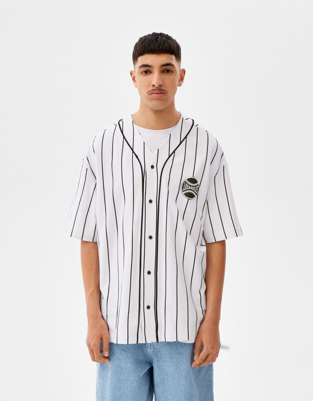 Bejsbolowa koszula z krótkim rękawem