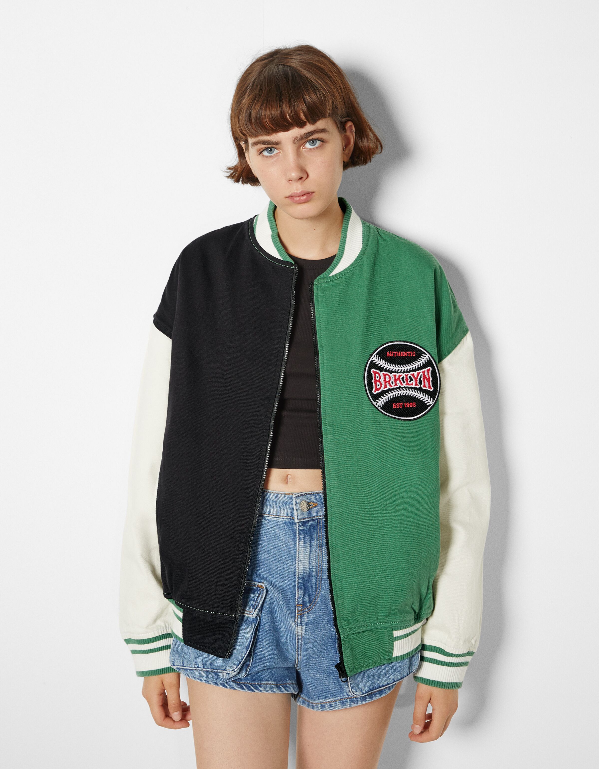denim bomber jackets