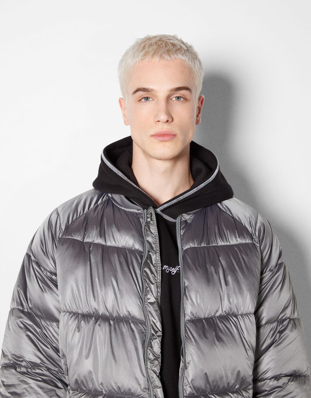 Padded puffer jacket Man Bershka