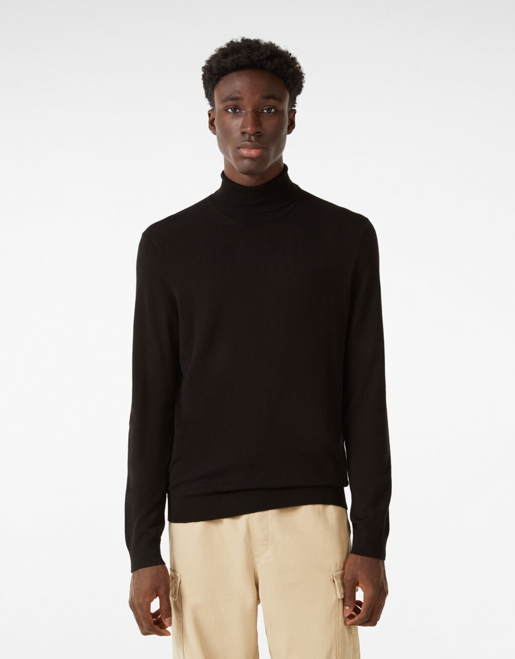 High neck sweater - Man | Bershka