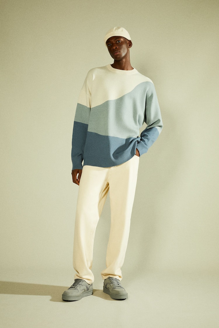 Pullover im Colourblock-Design