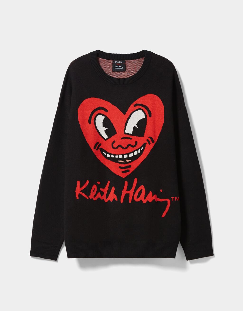 Пуловер с щампа Keith Haring