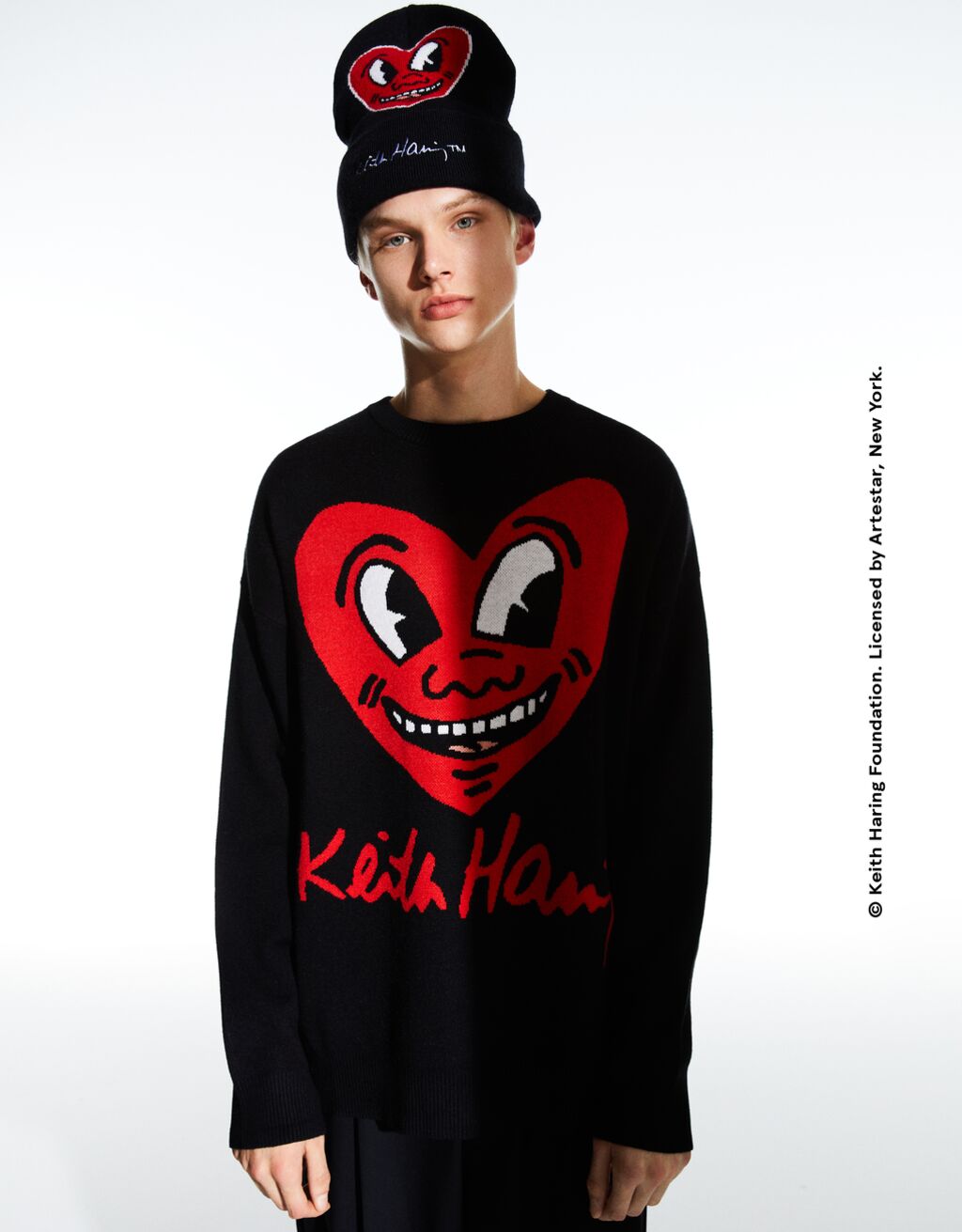 סוודר עם הדפס של Keith Haring