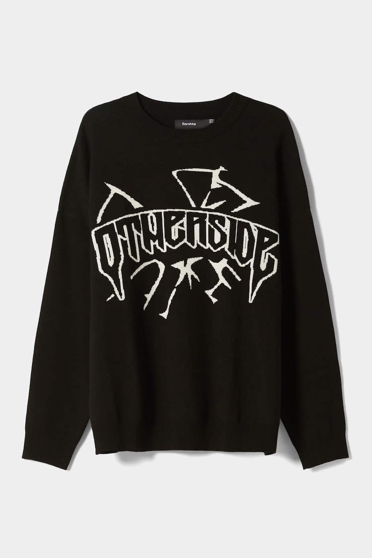 Intarsia goth sweater