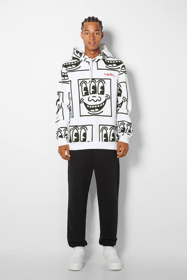 Keith Haring print hoodie