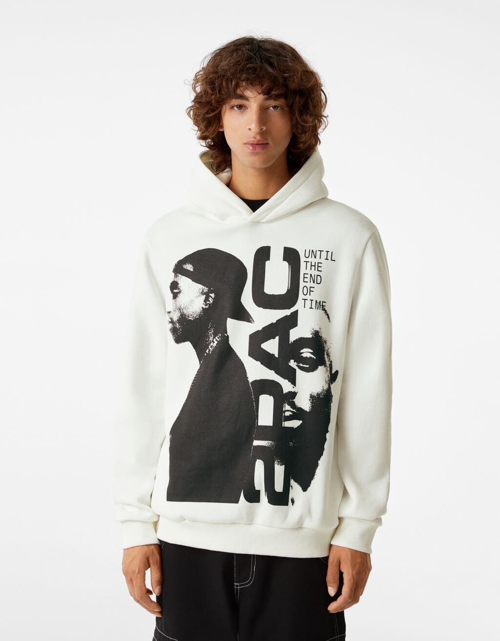 Sweatshirt com capuz do Tupac