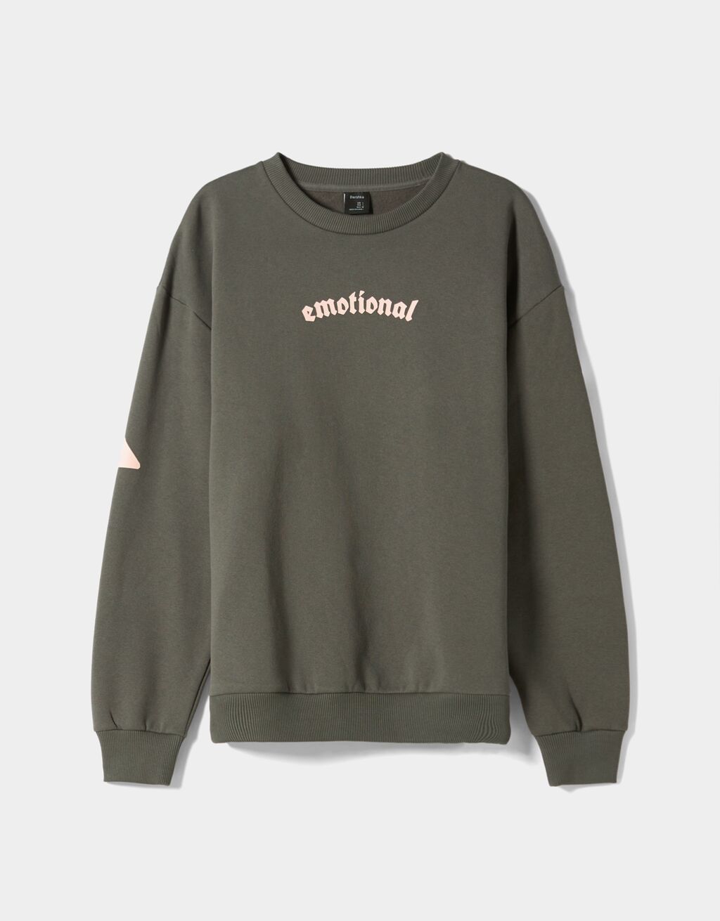 Oversize lettering print sweatshirt