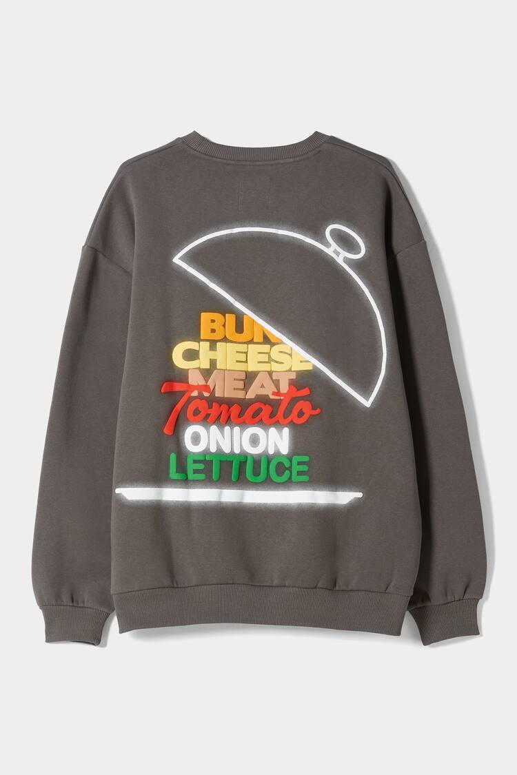 Neon print sweatshirt