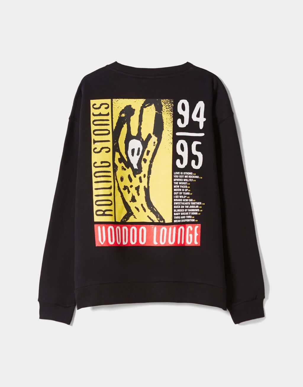 Sweatshirt capuz estampado Rolling Stones