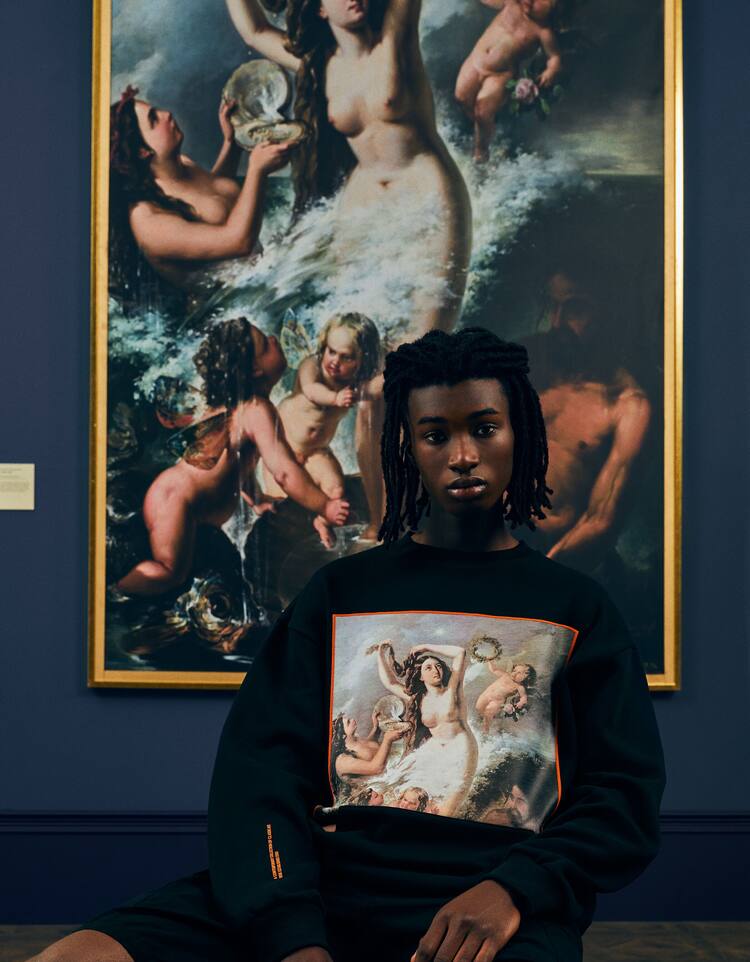 Art Series print sweatshirt