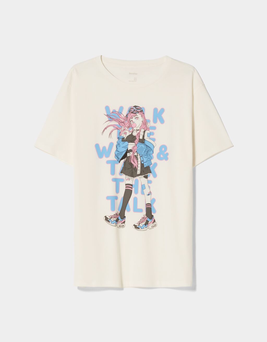 Anime shirt bershka Clearance