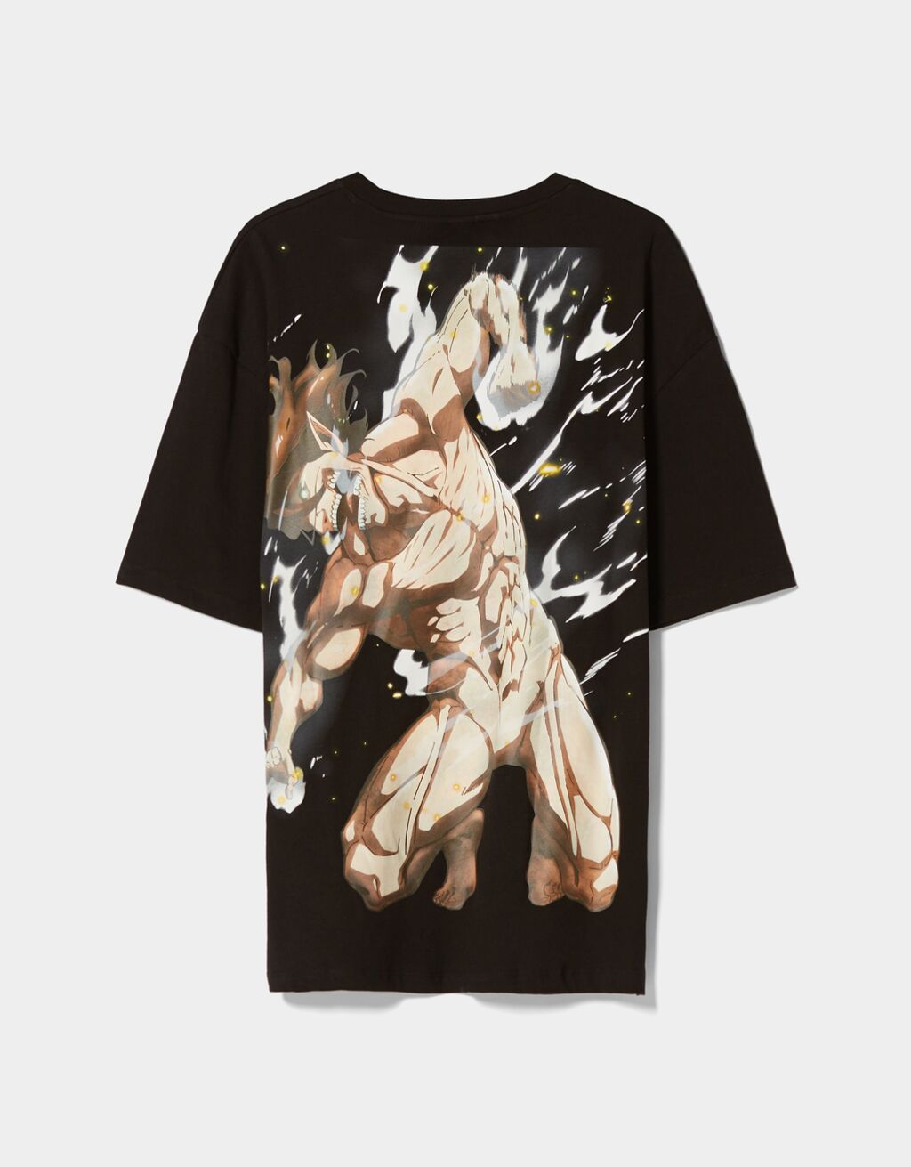 T-shirt manches courtes middle fit imprimé Attaque des Titans