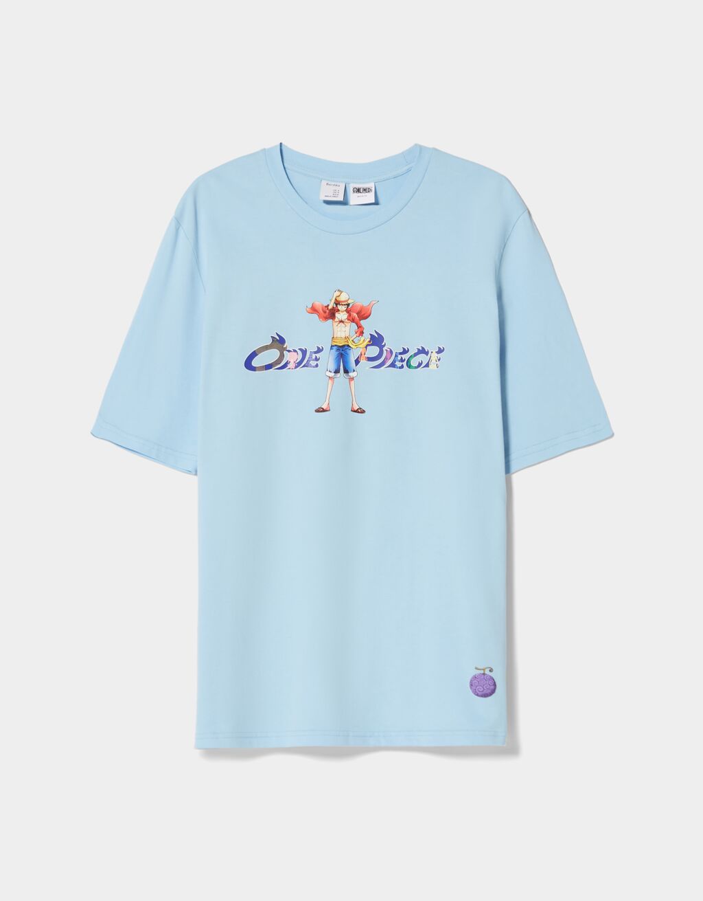 Regular Fit One Piece Short Sleeve T shirt Man Bershka