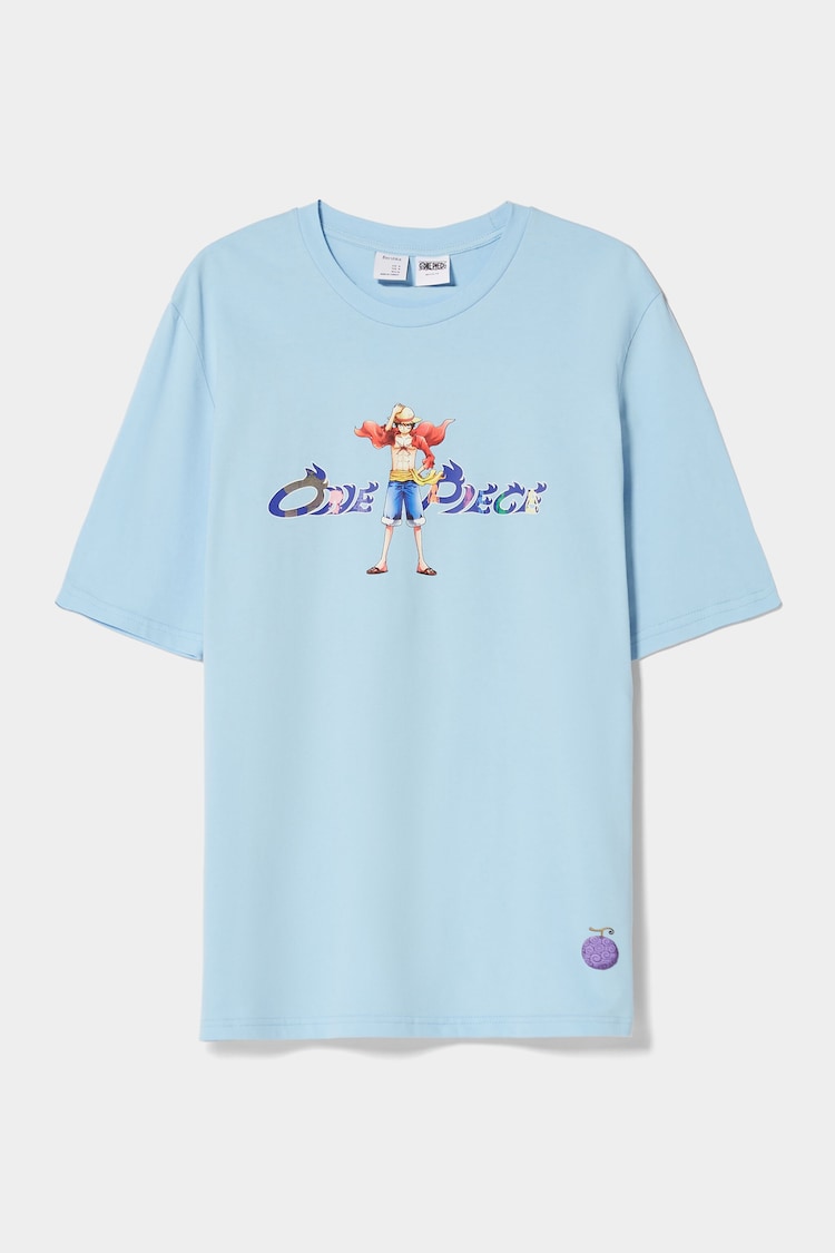 Regular fit, kortærmet-T-shirt med One Piece