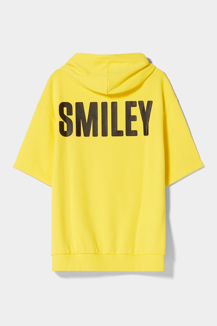 Camiseta felpa print Smiley®