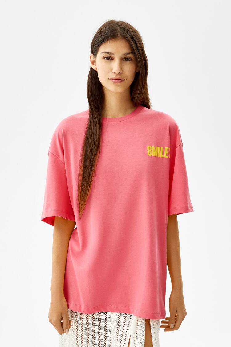 Oversize short sleeve Smiley® T-shirt