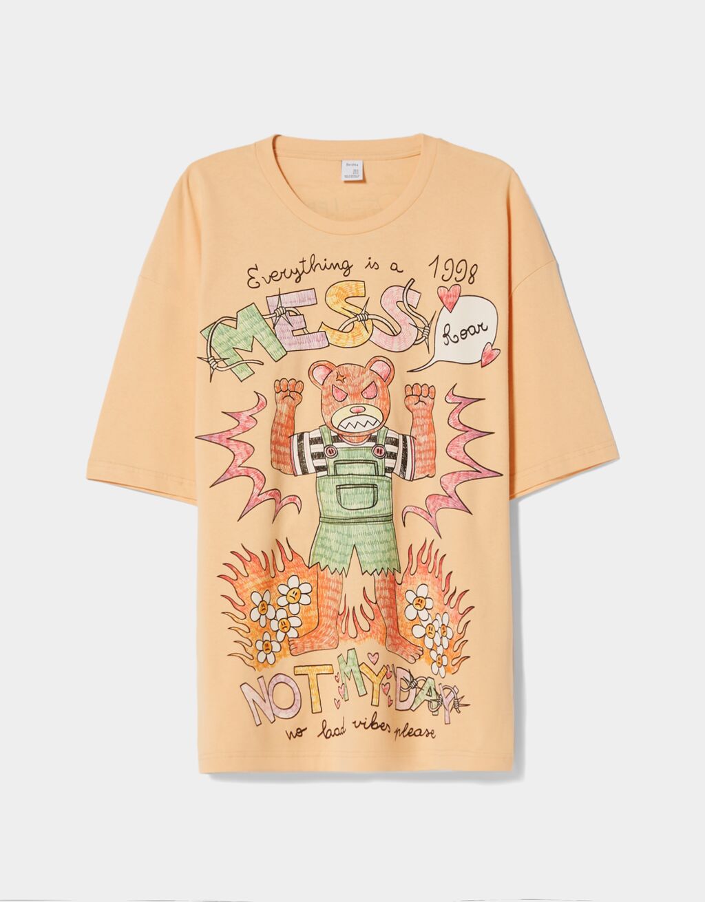 Oversize-T-Shirt mit Print