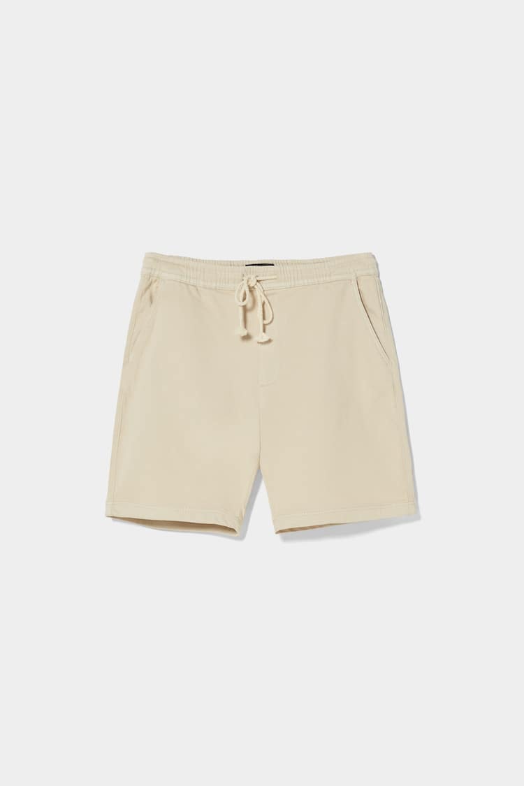 Soft jogging Bermuda shorts