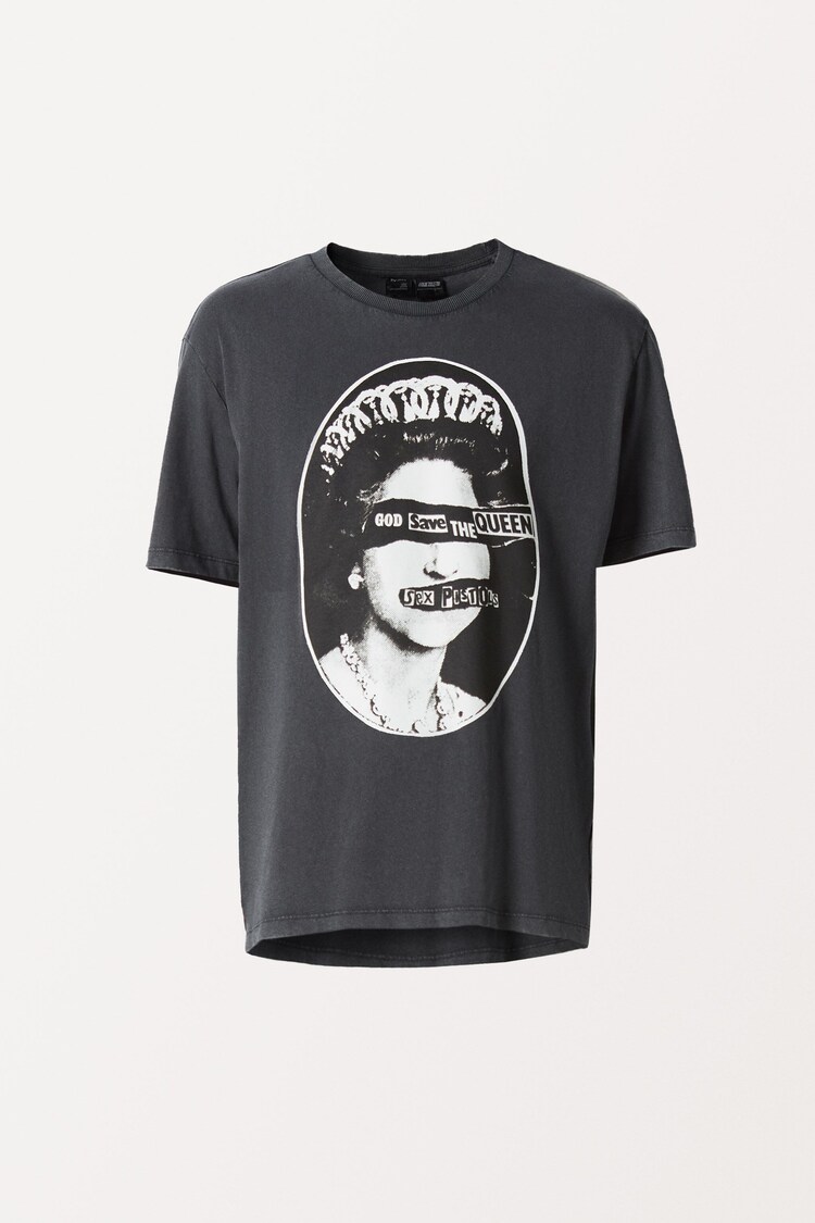 Regular fit short sleeve T-shirt with a Sex Pistols print